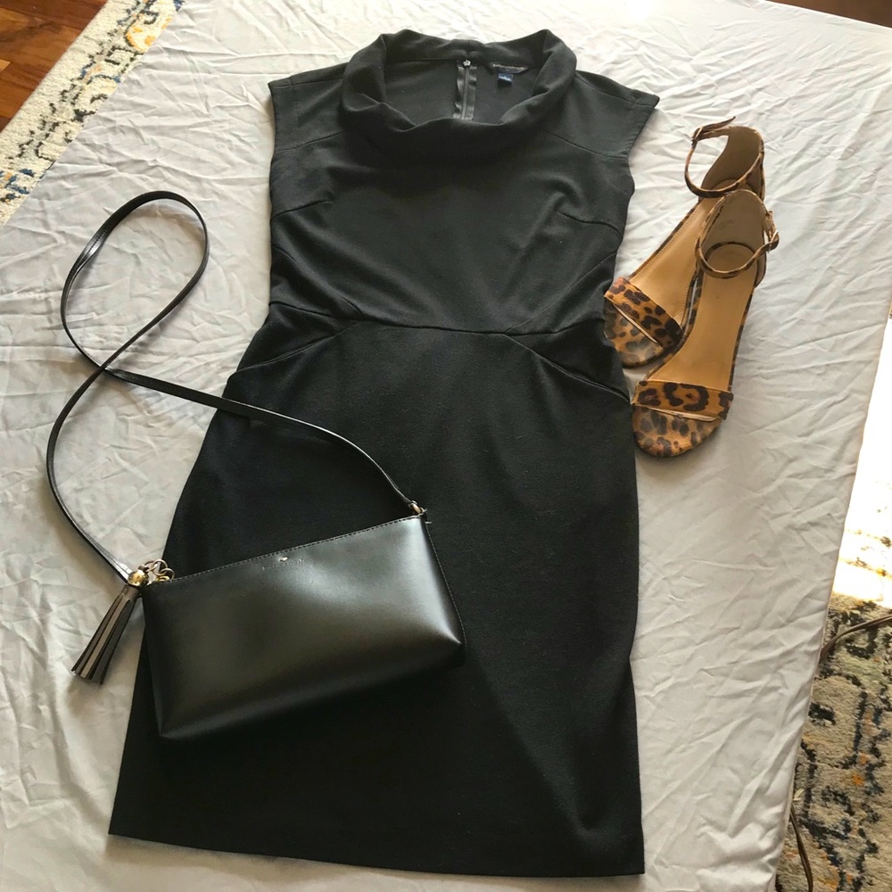 Banana Republic Cowl Neck Dress with Pockets